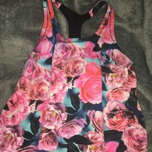 Floral Lululemon Workout Tank